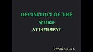 Definition of the word 