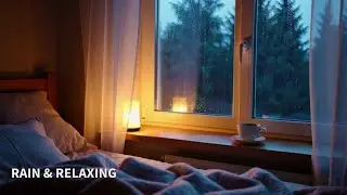 Heavy Rain Sounds for Sleeping | Cozy Bedroom Night Ambience | Soul & Relax