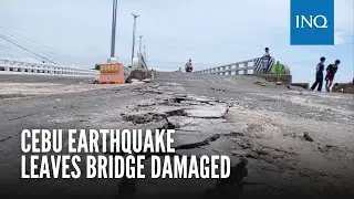 Cebu earthquake leaves bridge damaged