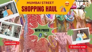 SO CHEAP?! 😍Mumbai Street Shopping Haul🛍️|With Prices 💸#mumbaihaulwithprice#itlusravanikalyan