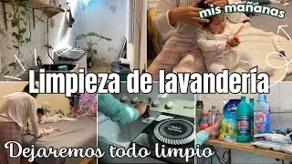 Rutina_Limpieza de Lavandería🧺| La época mas bonita del año🎅🌲|Mañanas frías #limpieza #rutina #hogar