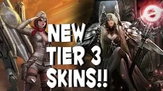 CELESTE & SKYE TIER 3 SKINS! | Vainglory New Tier 3 Skins Incoming! [Battle Royale Gameplay]
