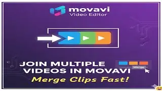 How to Join Videos in Movavi Video Editor FAST (Combine Clips 2025) #video #videoediting