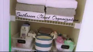 How to Organize Your Bathroom Linen Closet