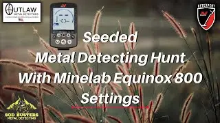 Seeded Metal Detecting Hunt With Minelab Equinox 800 Settings [Idaho]