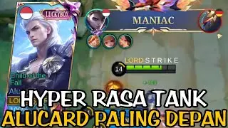 PERFECT GAMEPLAY ALUCARD HYPER 19 KILL ! BEST WAR HYPER RASA TANK SAMPAI DAPET MANIAC !