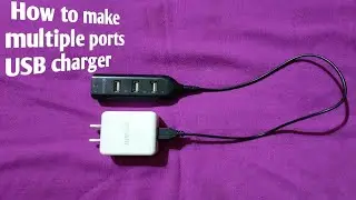 How to make multi USB charger at home #multiport#USBcharger#charger#tutorial