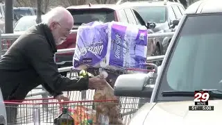 Shoppers stock up as winter storm nears Central Virginia