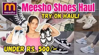 Meesho Footwear Haul 🩷 | Dupes of Nike, Adidas, Converse Under ₹500/- 😱 | Veronica Lifestyle |