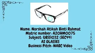 Business Pitch - NABC Approach