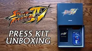 Street Fighter IV 4 Press Kit Unboxing & Review - HD 1080p