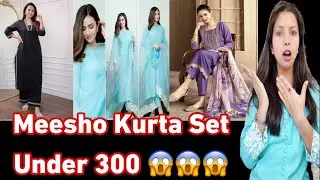 Meesho Kurta Set Under 300😱 // Meesho Kurti Haul // Meesho Hull