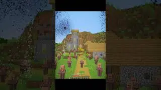 Minecraft Village Hero VS Guardian Moment