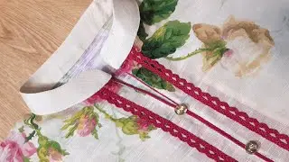 Ban Neck Cutting and Stitching ||  Ban lagane ka Tarika || Ban wala Gala by 