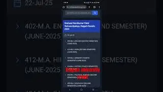 Sahid Nandkumar Patel University Raigarh Result Release 2025 #raigarh #result #shivnadaruniversity