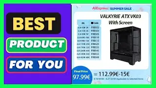 VALKYRIE PC Case VK03 ATX Gaming Desktop 6.2 in Touchscreen Removable 270&deg;