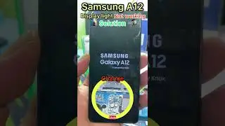samsung A12 / A127f display light not working #solution #howto #repair  #samsung #a12 #samsungrepair