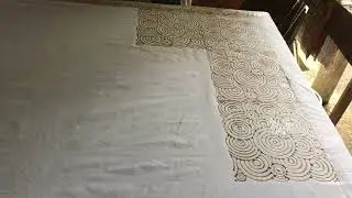Batik Block Printed Process - Batik Cop - Batik Asli Malaysia.