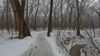 Short Snowy Stroll at Robious Landing Park