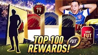 MY TOP 100 MONTHLY REWARDS!! 1 ICON & 44 RED INFORMS!! | FIFA 18 ULTIMATE TEAM