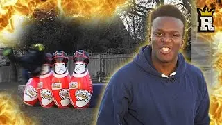 KSI - Inflatable Dummy Rugby Bowling!!  | Rule'm Sports