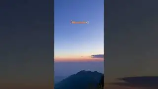 Winterline that can only be seen in #Mussoorie #Mizoram and #Switzerland #Landour #laltibba #travel