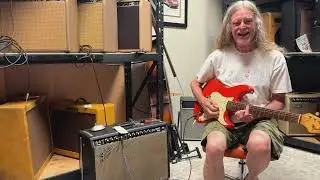 Quick demo - 1964 Fender Stratocaster refin through 1966 Fender Pro Reverb