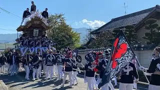 令和四年 中だんじり 本宮 （曳き出し〜神山）