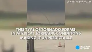 VIDEO | Watch an unusual rope-like tornado on the ground