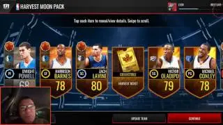 EPIC HARVEST PACK OPENING | NEW 6TH LINEUP | NBA LIVE MOBILE | ELITE HARVEST PLAYER!!!