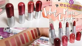 Обзор матовой помады Essence Velvet | 2018