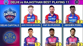 Best of the Worst: DC vs RR Playing XI (2025) | dc vs rr playing 11 2025 | dc vs rr 2025