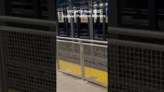 MTA Installs Platform Barriers at Christopher Street Station 2025 #publicsafety #mta #nyc #subway