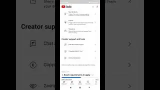 Yt studio new earn option update 2023 #shorts #youtube