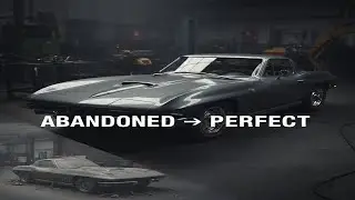 Abandoned 1967 Corvette Stingray C2 Restored to Perfection | Pure ASMR Car Rebuild
