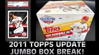 OPENING A $17,000 JUMBO BOX OF 2011 TOPPS UPDATE!  MIKE TROUT ROOKIE CARD HUNT!
