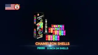 CHAMELEON SHELLS 5 INCH P8050 WINDA FIREWORKS 2023 NEW ITEM