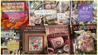 Cross stitch stash 8. Books and magazines for cross stitching.