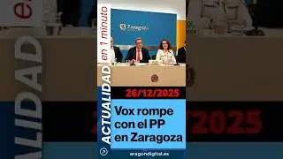 📰 &Uacute;LTIMA HORA: Vox rompe con Natalia Chueca y no apoyar&aacute; los presupuestos  | TITULARES EN UN MINUTO
