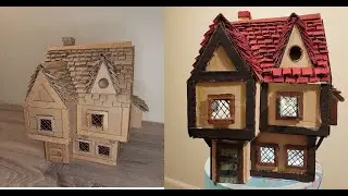DIY Medieval House Using Cardboard