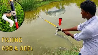 How to Make Fishing Rod and Reel🎣 | இப்படியும் மீன் தூண்டில் செய்யலாம்! 🐠| Vijay Ideas