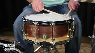 Noble & Cooley 14x6 SS Classic Walnut Snare Drum - Clear Gloss (5546)