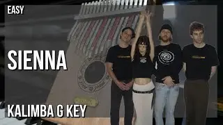How to play Sienna by The Marias on Kalimba (Tutorial)