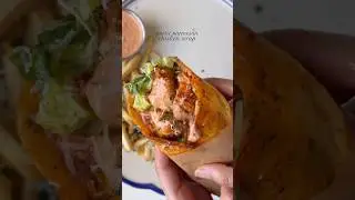 Garlic Parmesan chicken wrap 🌯