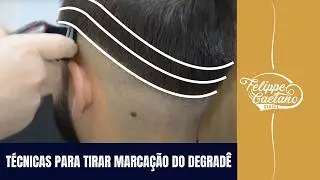 Passo a passo DEGRADE MAIS COMPLETO DO YOUTUBE - Curso de barbeiro Felippe Caetano