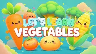 Hello kids! Lets learn vegetables🥕🥦for kids|fun&easy!