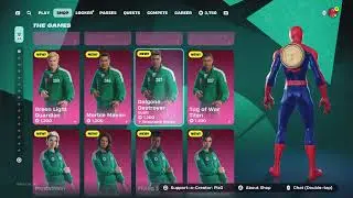 SQUID GAME! New outfits,emote & wrap#fortnite #squidgame