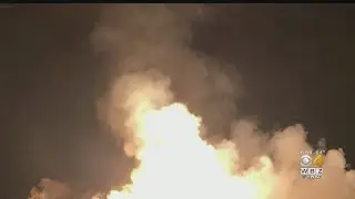Downed Power Line Bursts Into Flames In Arlington