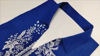 Shirt Collar Cutting and stitching/ shirt collar neck design / mardana collar neck design