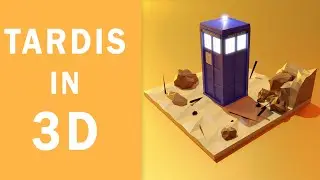 TARDIS SPEED MODELING IN BLENDER 2.8 | DOCTOR WHO